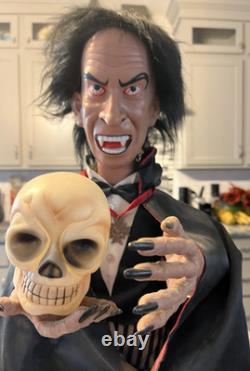 Telco DRACULA Motion-ette Animated 24 Figure Halloween 1987 Works WithBox Telco DRACULA Motion-ette Animated 24 Figure Halloween 1987 Works WithBox