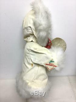 Telco Eskimo Children & Polar Bear Animated Christmas Motionette Doll Lot