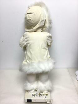 Telco Eskimo Children & Polar Bear Animated Christmas Motionette Doll Lot