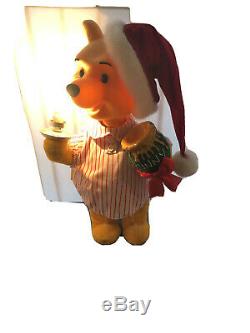 Telco Motionette Disney Animated Winnie Pooh Christmas Moves & Lights Up 22