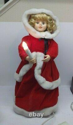 Telco Motionettes 24 Santa Angel & Christmas Girl Tested Work Animated & Light