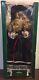 Telco Victorian Lady Green Girl Dress Animated Motionette Christmas New With Box