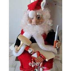 Telco motionette 1992 elf withpuppet toy Tinker animated Xmas decor santa helper
