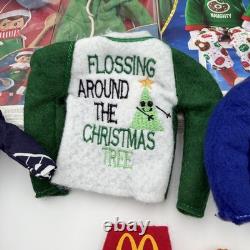 The Elf On The Shelf Large Accessory, Clothing, Props, Activities Lot New & Used