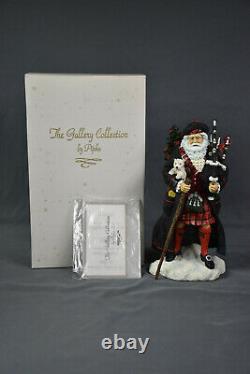 The Gallery Collection by Pipka, Scottish Santa, Limited Edition#1977, Preowned