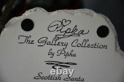 The Gallery Collection by Pipka, Scottish Santa, Limited Edition#1977, Preowned