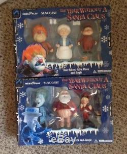 The Year Without A Santa Claus Figurine Sets Suncoast Figures Brand New 2002