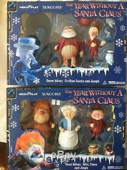 The Year Without A Santa Claus. Snow M, Heat Miser, Mrs. Claus, Jingle, Jangle