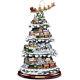 Thomas Kinkade Animated Christmas Tree Holiday Centerpiece Decor New