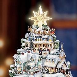 Thomas Kinkade Season of Song Sculpture Musical & Lighted Christmas Decor