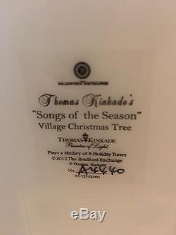 Thomas Kinkade Songs Of The Seasons Christmas Tree Musical & Lighted