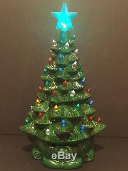 Thomas Pacconi Classics Light Up Christmas Porcelain Tree Statue 16 RARE