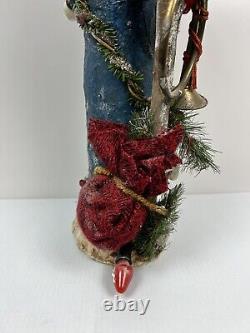 Thomas Panetta Krisnick American Heritage Santa Hand Sculptured Made In USA