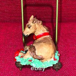 Tom Rubel Christmas Animals Colt Pony Foal Horse RARE Vintage