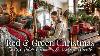 Traditional Red U0026 Green Christmas Decor 2025 Nostalgic Farmhouse Magic U0026 Cozy Holiday Cheer