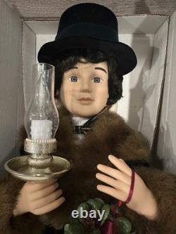 Traditions Animated Victorian Christmas Carolers 27 90s Green Vintage Excellent