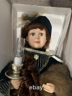 Traditions Animated Victorian Christmas Carolers 27 90s Green Vintage Excellent