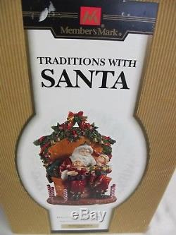 Traditions With Santa 16 Members Mark Large Christmas Sculpture Figurine 2005
