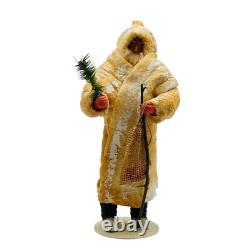 Twins Feather Trees Christmas Santa 1989 Figurine Belsnickel Santa Claus