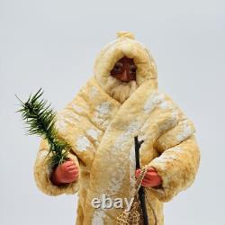 Twins Feather Trees Christmas Santa 1989 Figurine Belsnickel Santa Claus