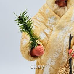 Twins Feather Trees Christmas Santa 1989 Figurine Belsnickel Santa Claus