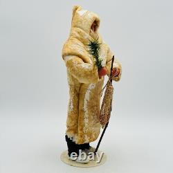 Twins Feather Trees Christmas Santa 1989 Figurine Belsnickel Santa Claus