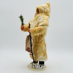 Twins Feather Trees Christmas Santa 1989 Figurine Belsnickel Santa Claus