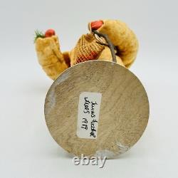 Twins Feather Trees Christmas Santa 1989 Figurine Belsnickel Santa Claus