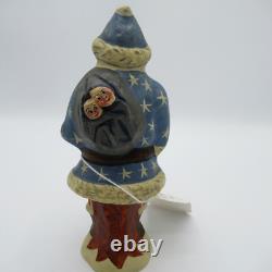 VAILLANCOURT FOLK ART #789 Santa Stars & Stripes Patriotic 2002