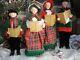 Victorian Large 18 Inch 4 Piece Deluxe Caroler Set Christmas (new) R-3