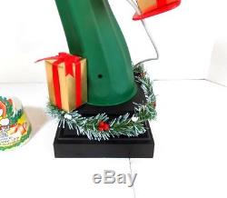 VINTAGE 1997 TELCO FRANK E. POST CHRISTMAS ANIMATED SINGING LAMPPOST 22 in box