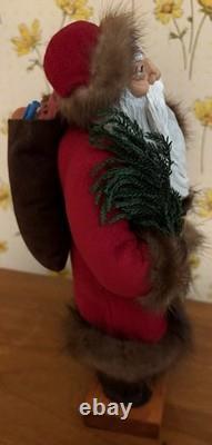 VINTAGE 4 Sisters Christmas Santa Unusual Beautiful Figure Independence MO OOAK