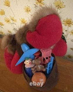 VINTAGE 4 Sisters Christmas Santa Unusual Beautiful Figure Independence MO OOAK