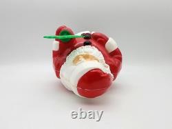 VINTAGE'50s ROYALITE LIGHTED PLASTIC SANTA CLAUS WithCHRISTMAS TREE ORIGINAL BOX