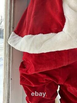 VINTAGE Harold Gale Santa STORE DISPLAY 55 TALL (as Is Condition)