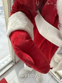 VINTAGE Harold Gale Santa STORE DISPLAY 55 TALL (as Is Condition)