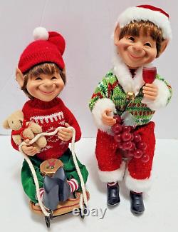 VINTAGE KAREN DIDION ORIGINALS CHRISTMAS ELVES EXCELLENT & WithFREE SHIP