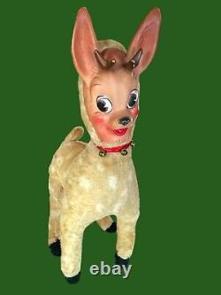 VTG 1950'S ROKO RUBBER FACE Rudolph Christmas Reindeer