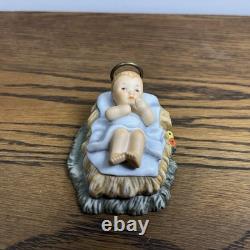 VTG Berta Hummel Goebel Nativity Set 11 Pc 1996 Mary Jesus Wise Men Angels -EUC