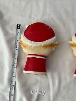 VTG Lipper & Mann Set of 4 Big Head Caroler Bell Candle Wreath Book MCM JAPAN