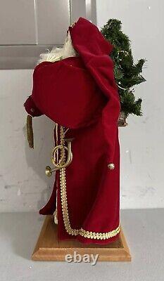 VTG Lynn Haney 1992 Christmas Man Signed Collectable Victorian Santa With Box