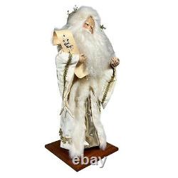 VTG Lynn Haney Signed Handcrafted Santa Claus Wizard of Light Figurine 1990 Doll