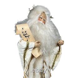 VTG Lynn Haney Signed Handcrafted Santa Claus Wizard of Light Figurine 1990 Doll