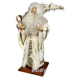 VTG Lynn Haney Signed Handcrafted Santa Claus Wizard of Light Figurine 1990 Doll