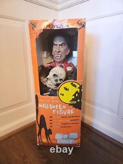 VTG Original Telco Motionettes Halloween 24 Tall Dracula Lights & Motion