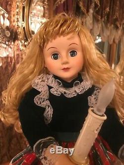 VTG. Rare TELCO MOTIONETTE Animated Christmas Victorian Plaid Girl Lady 24 VIDEO