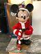 Vtg Santas Best Christmas Disney Mickey Mouse 26 Animated Withbox Candy Cane