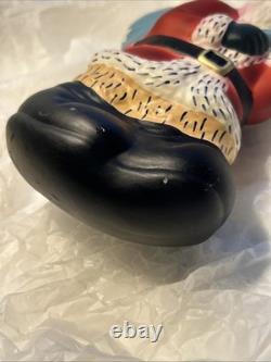 Vaillancourt Folk Art Glass Santa With Presents 7 Vfa 1999