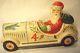 Vaillancourt Folk Art Santa Driving Car Personally Signed Judi