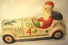 Vaillancourt Folk Art Santa Driving Car Signed Judi